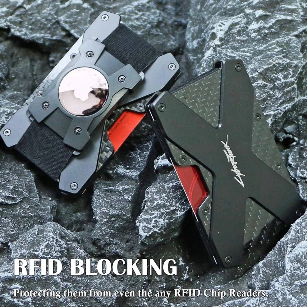 $29.99 CyberTank Wallet With Airtag Holder Wallets